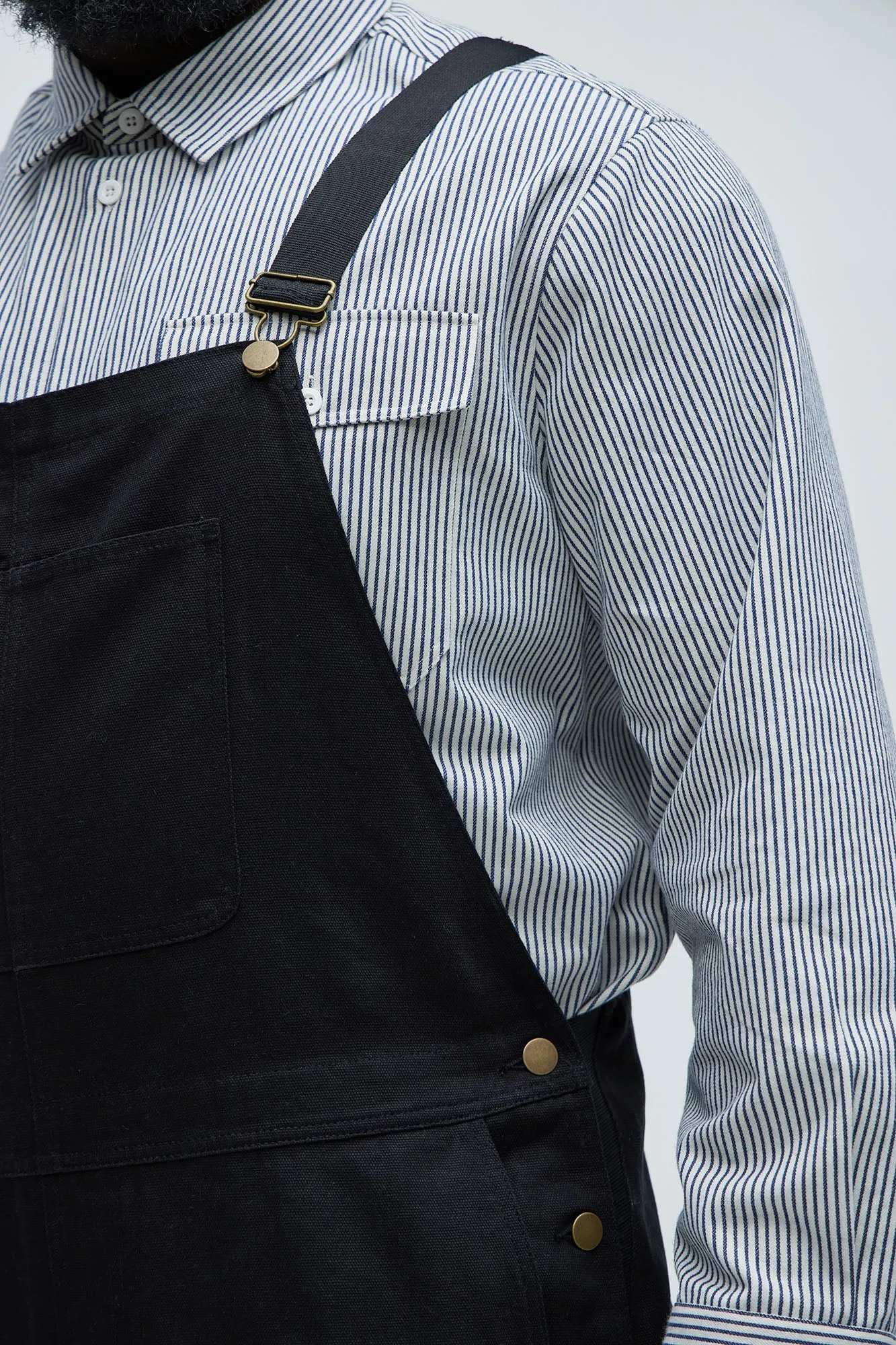 Alexander Utility Canvas Overalls - Black