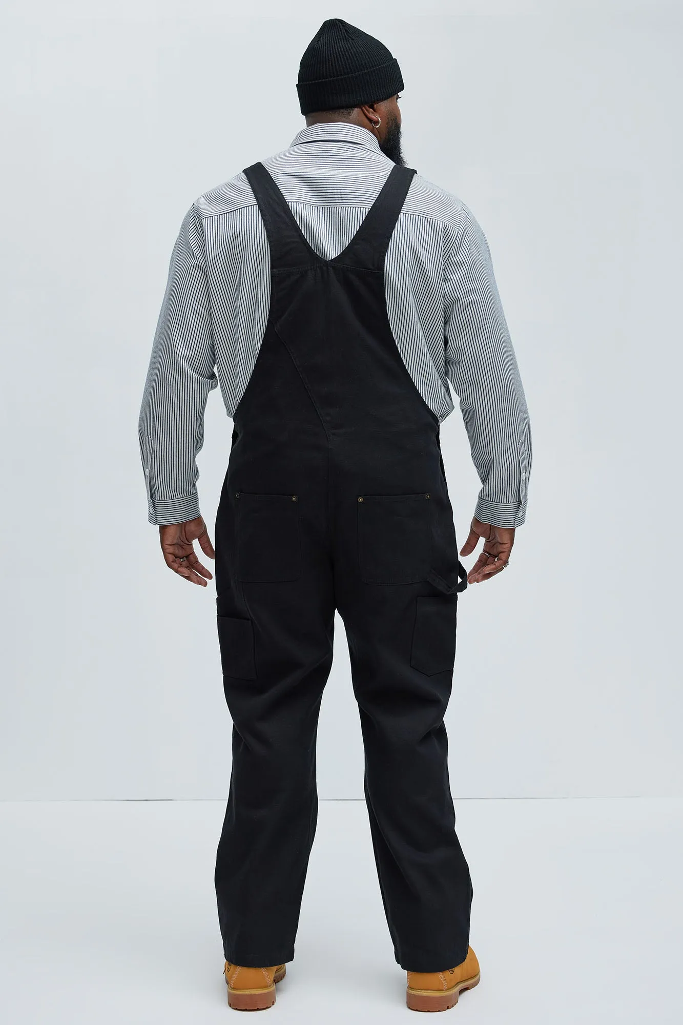 Alexander Utility Canvas Overalls - Black