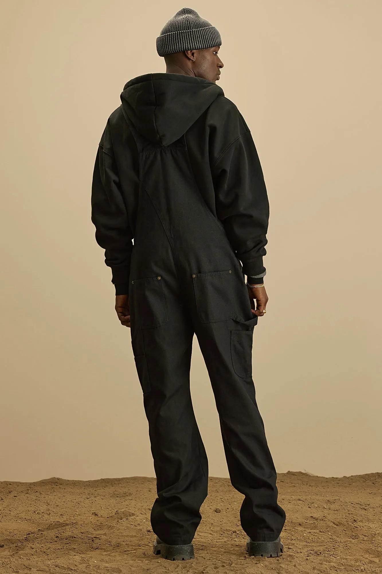 Alexander Utility Canvas Overalls - Black