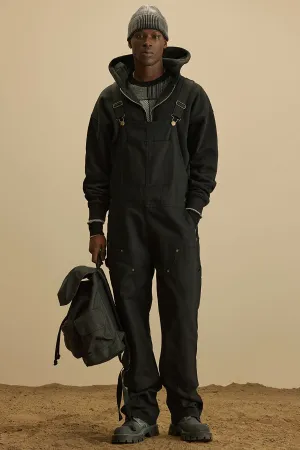 Alexander Utility Canvas Overalls - Black