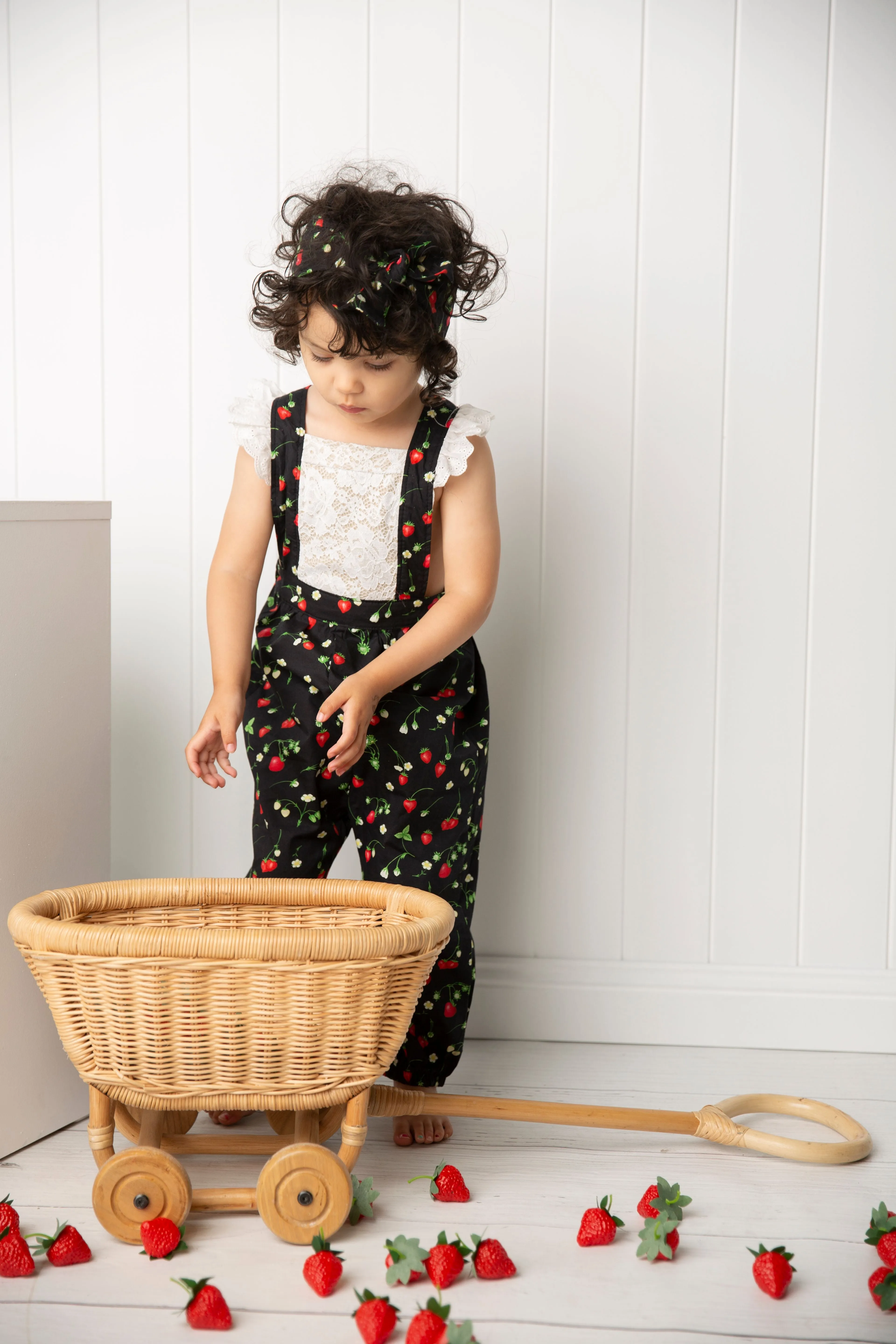 Berry Bliss Lace Pants Overall