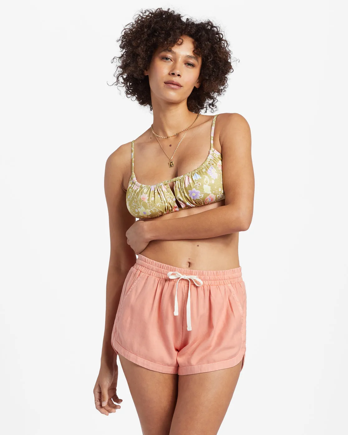 BILLABONG ROAD TRIPPIN WOMENS SHORT - SWEET PEACH