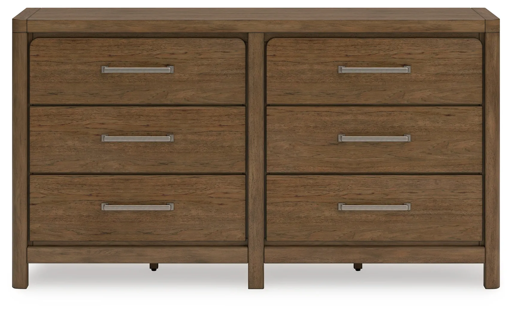 Cabalynn California King Panel Bed with Dresser, Chest and Nightstand in Light Brown