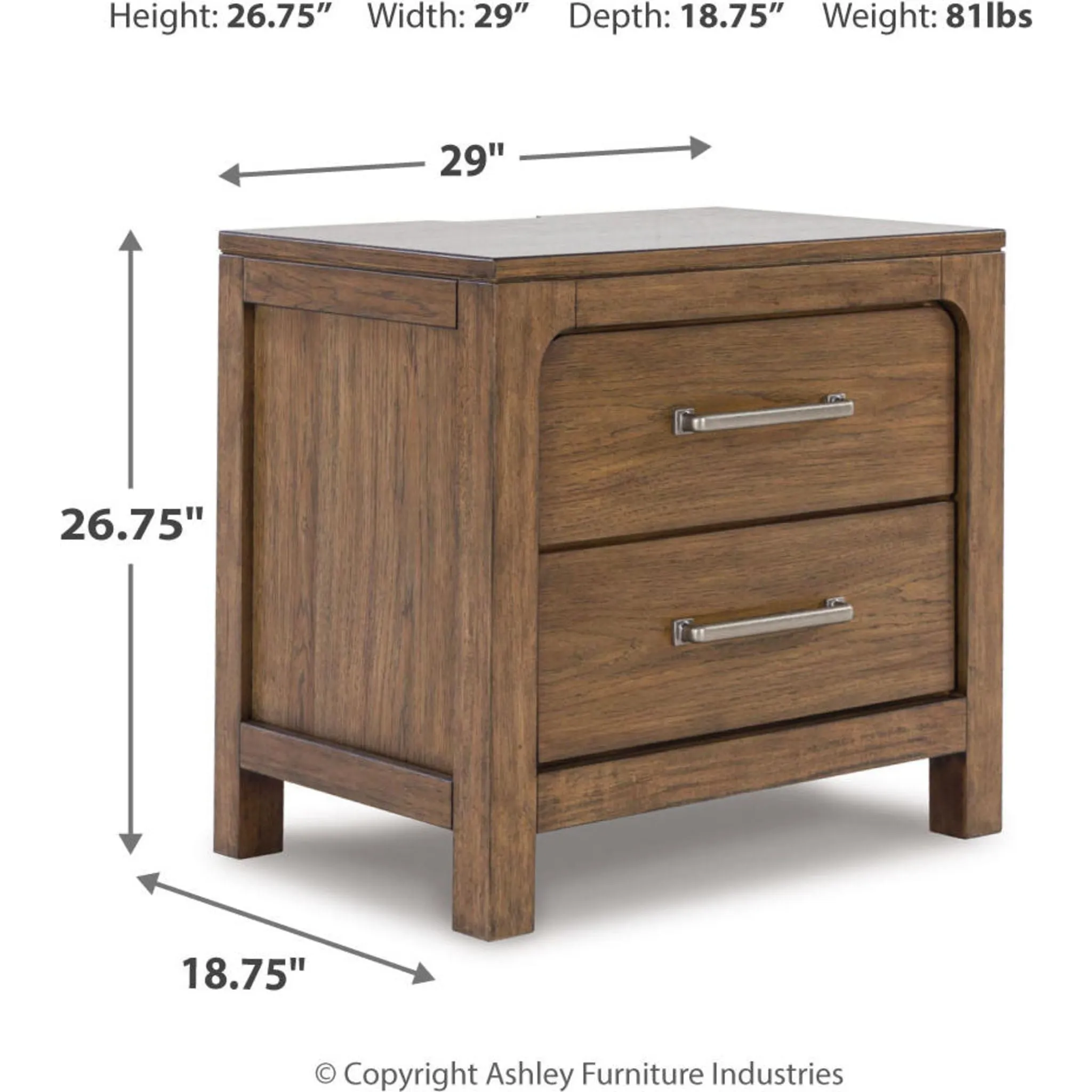 Cabalynn Nightstand - Light Brown