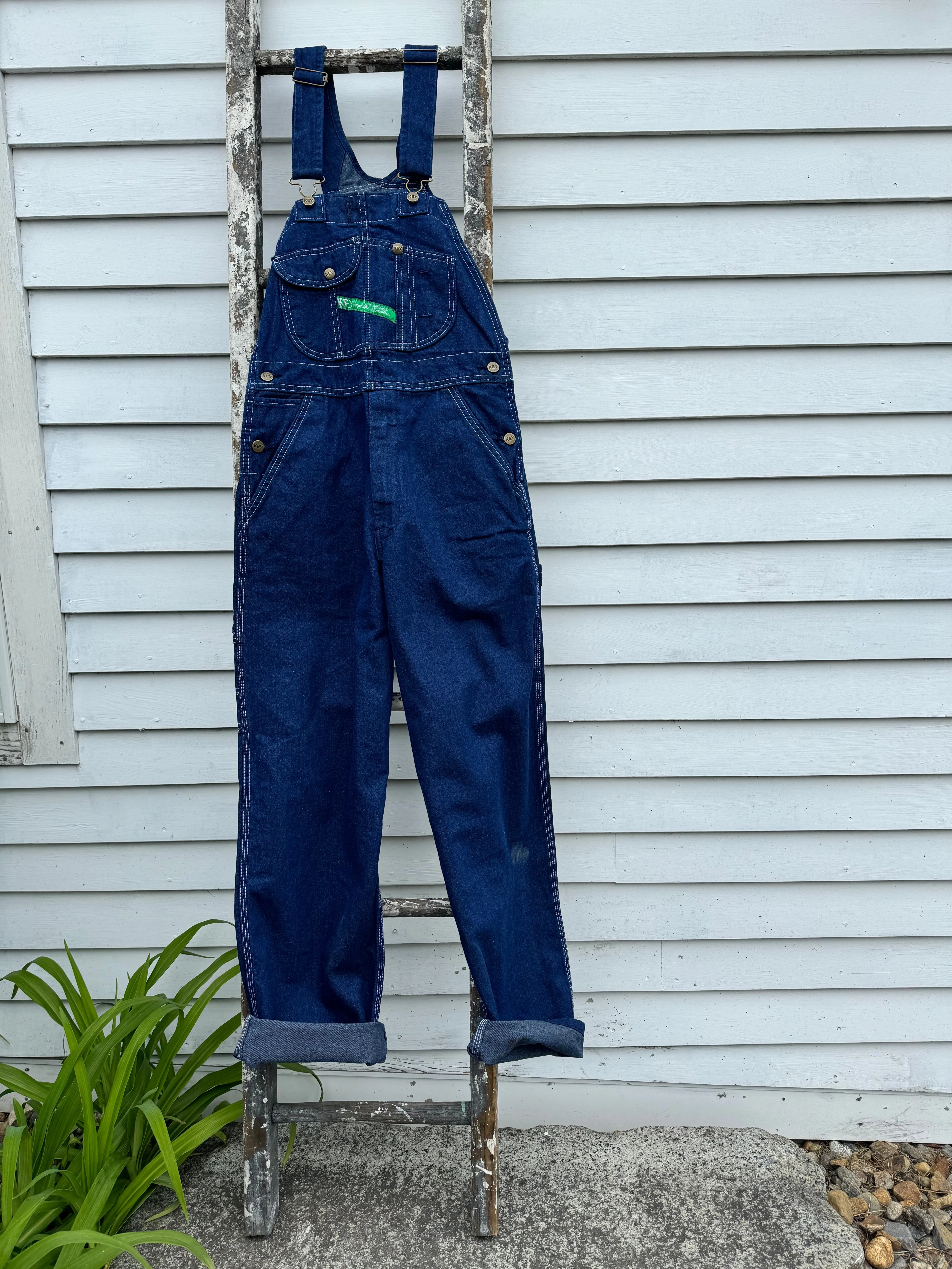 Deadstock Vintage Key Imperial Denim Overalls