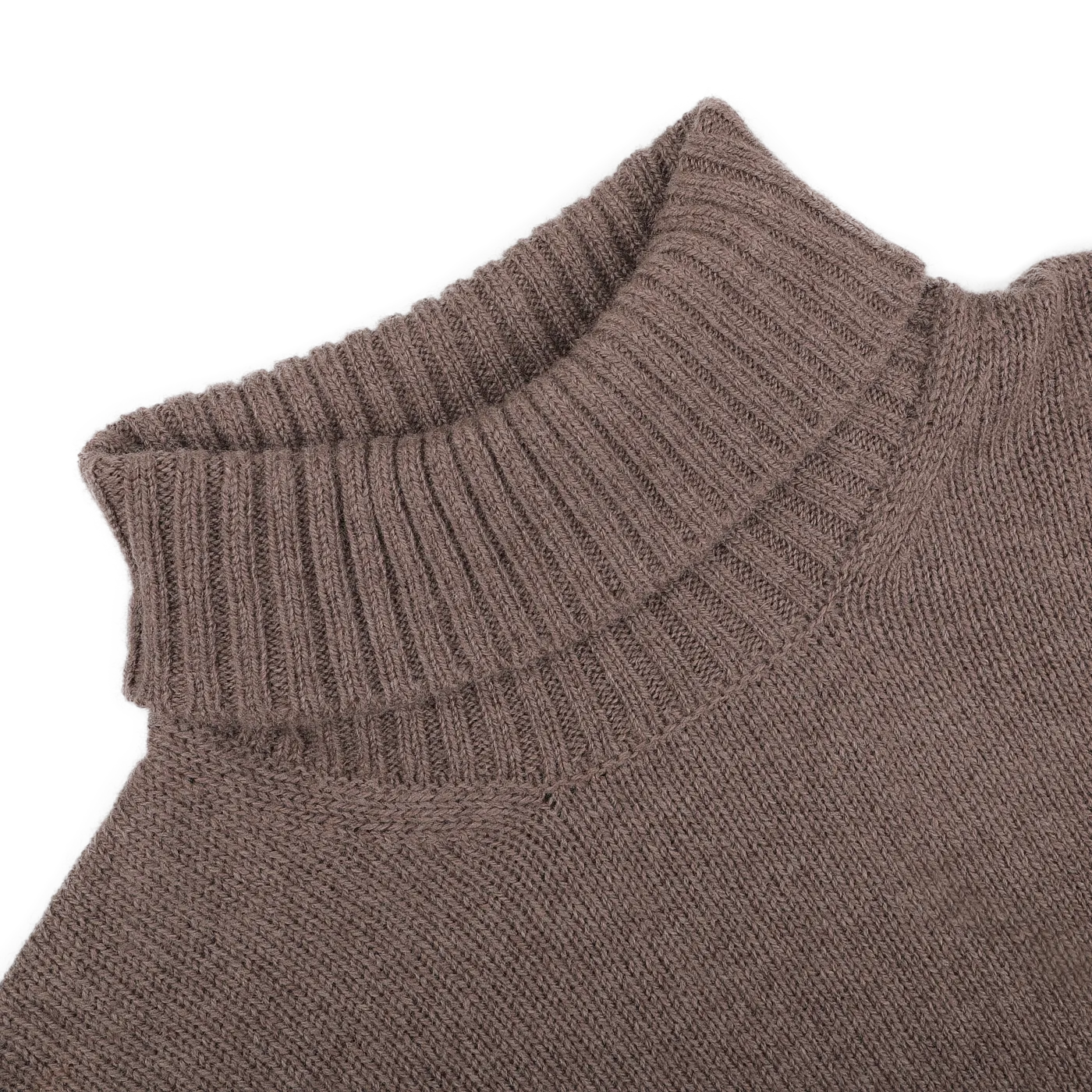 Fawn Brown Air Wool Rollneck