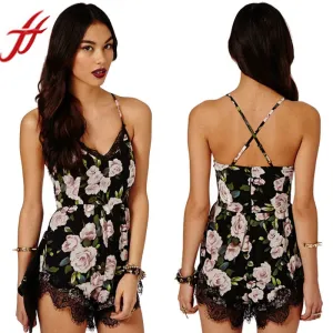 Floral Playsuit Rompers
