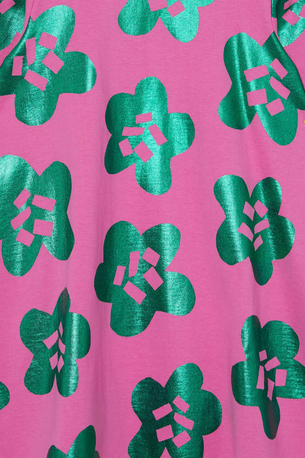 Foil Flower Kids Dress
