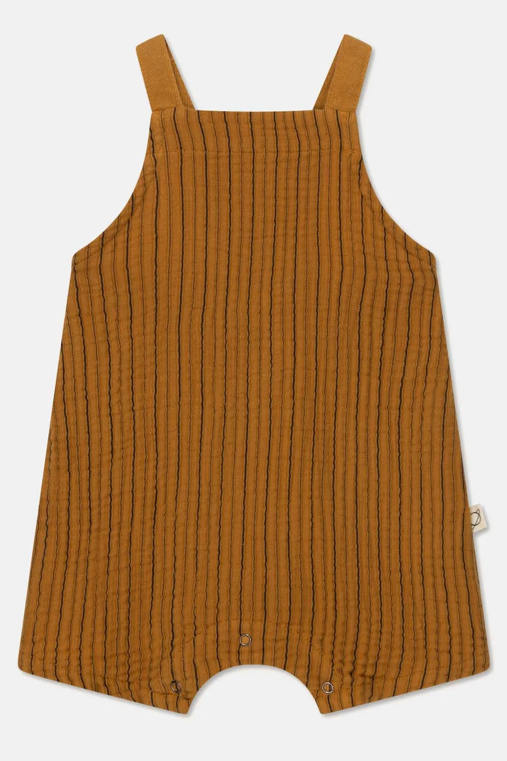 Gauze Stripe Baby Overalls