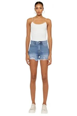High Rise Mom Denim Shorts