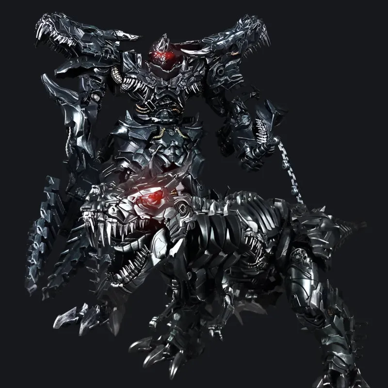 Leader Class Grimlock 12 Inch Action Figure Model Toy Transformers Series Deluxe Class Toy (ABS Alloy) Autobots Optimus Prime Mount Tyrannosaurus Rex contempt figure model boy