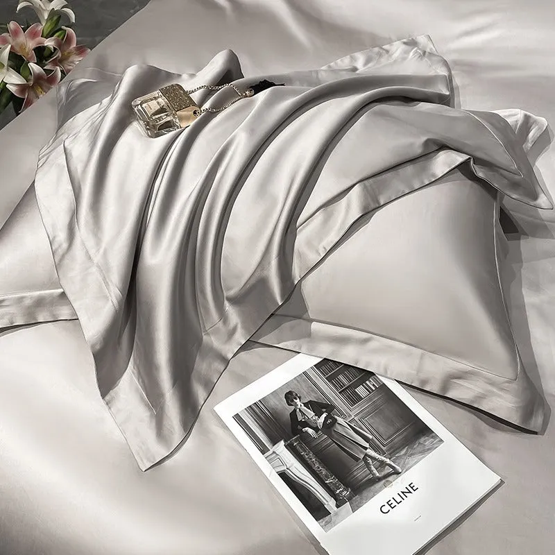 Light luxury Hotel Simple Double-Ply Pure Cotton Four-Piece Bed Set
