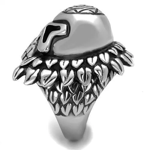 Mens Skull Mask Stainless Steel No Stone Rings