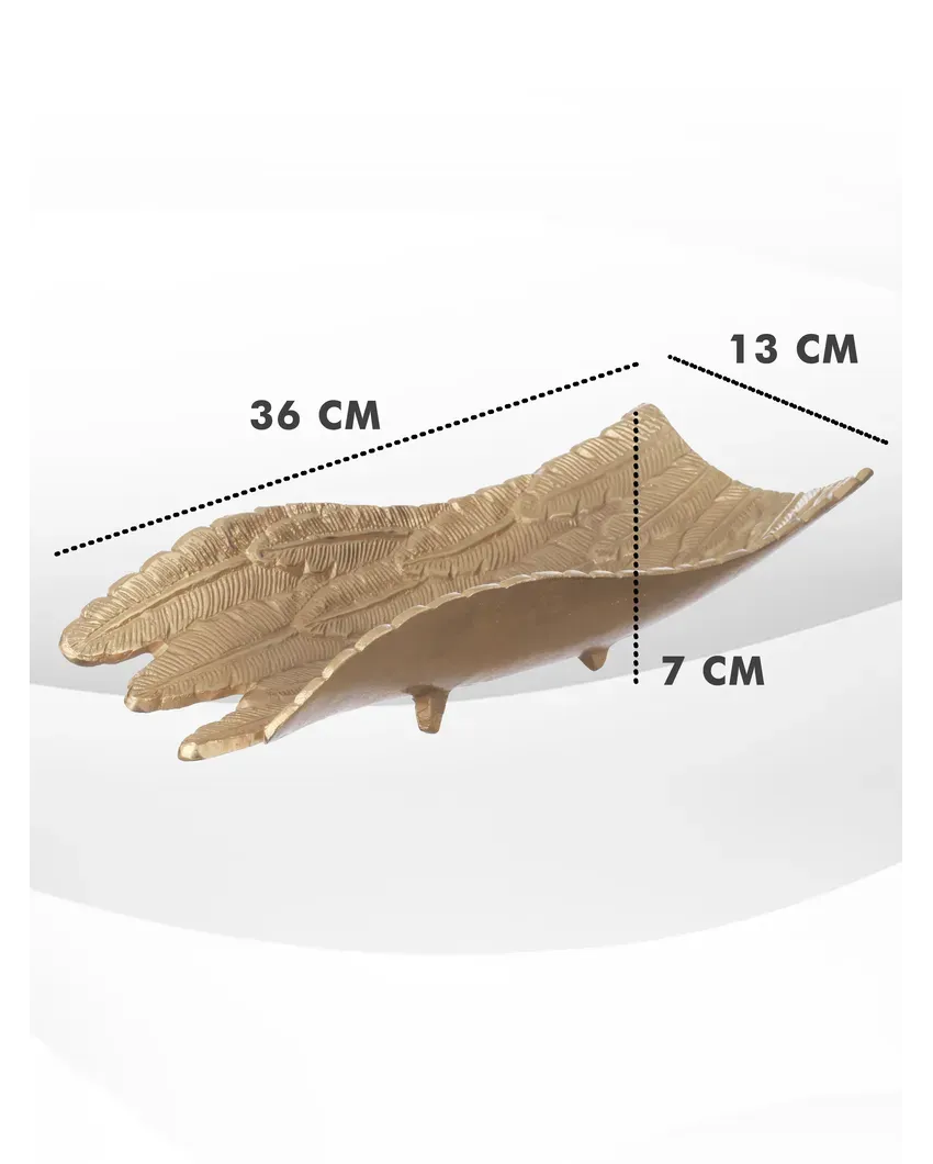 Modern Wings Serving Platter with Gift Box | 14 x 5 x 2 inches