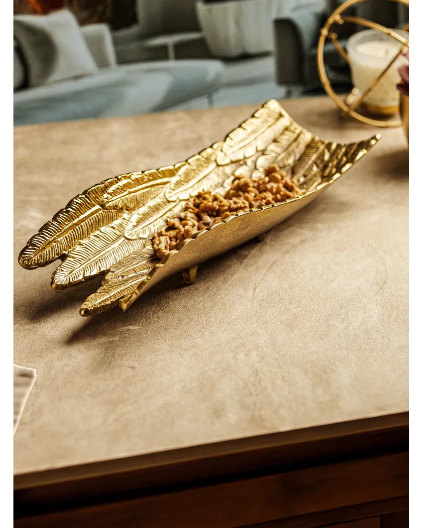 Modern Wings Serving Platter with Gift Box | 14 x 5 x 2 inches