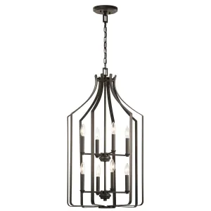 Morrigan 19 in. 8 Lights Chandelier Bronze Finish