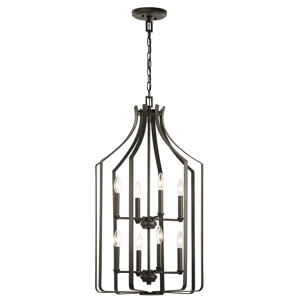 Morrigan 19 in. 8 Lights Chandelier Bronze Finish