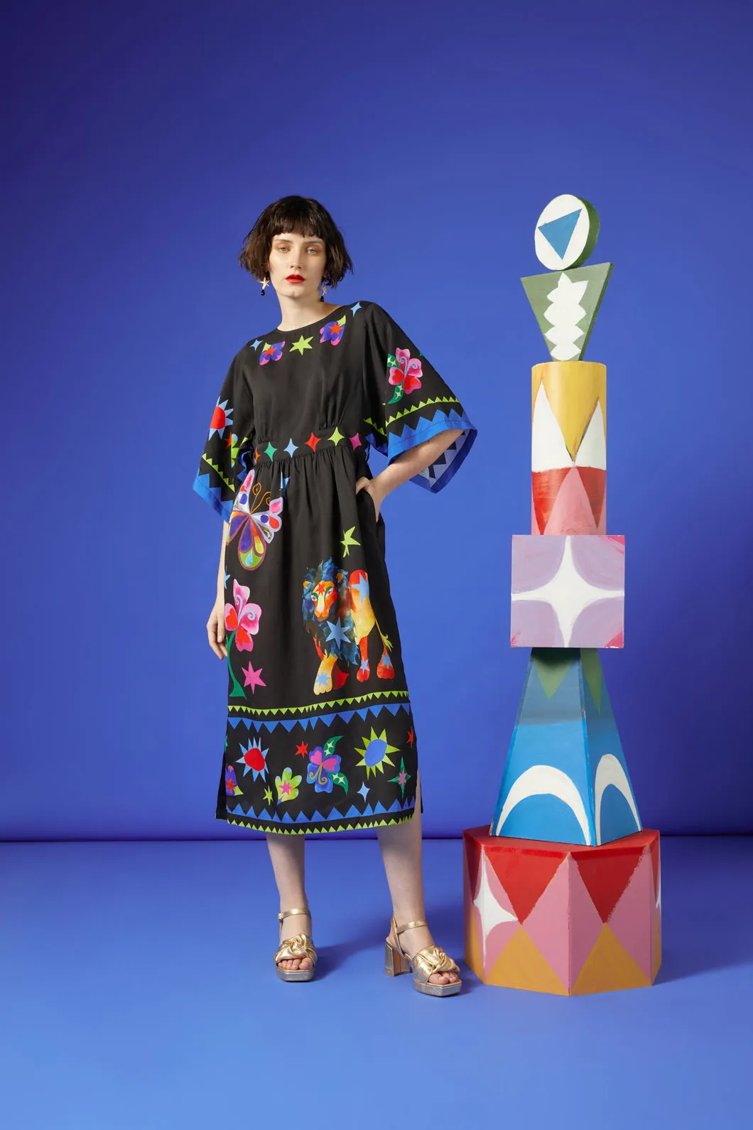 Mystic Creatures Long Dress