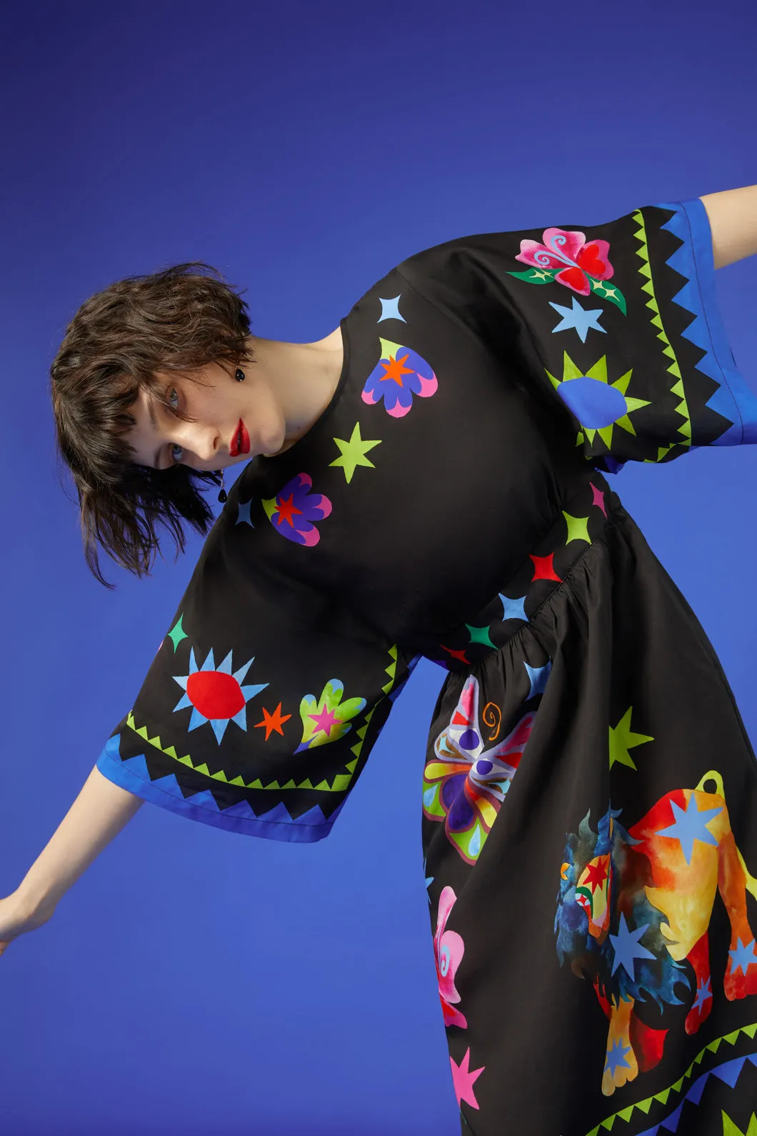 Mystic Creatures Long Dress