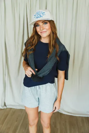 Navy Short Sleeve