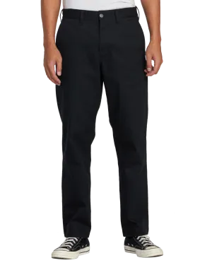 New Dawn Chino Trousers in Pirate Black