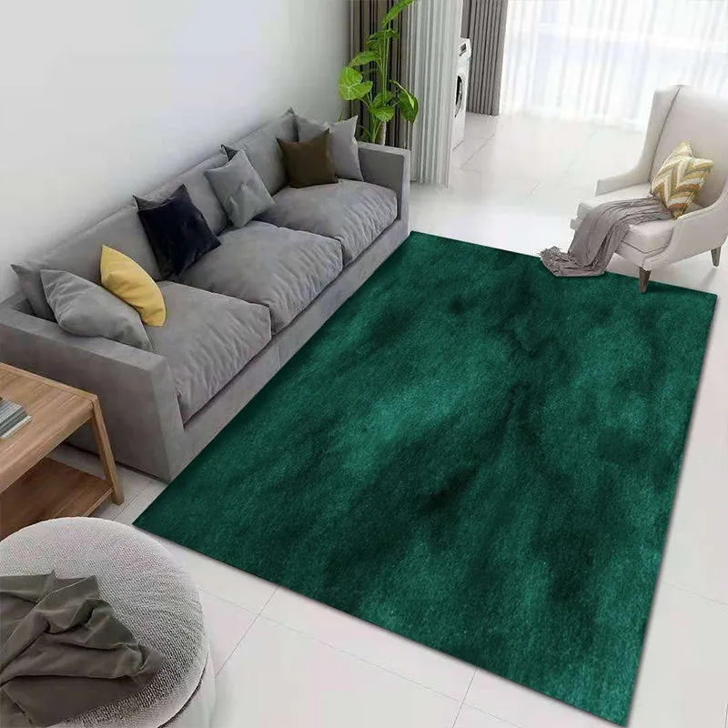 Nordic Style Decorative Rug with Multicolor Patterns - Non-Slip, Stain Resistant, and Washable for Any Room