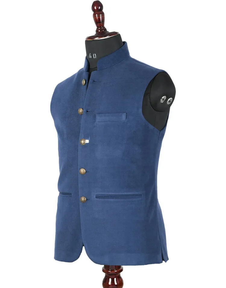 Olive Green Classic Nehru Jacket