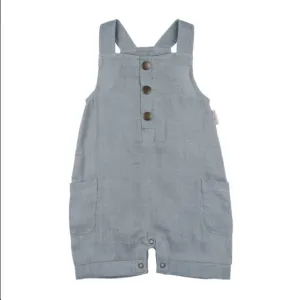 Organic Cuffed Muslin Overall - Twilight