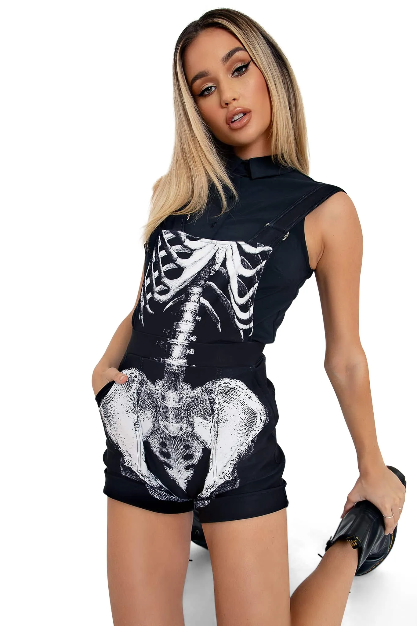 Ribs Short Overalls