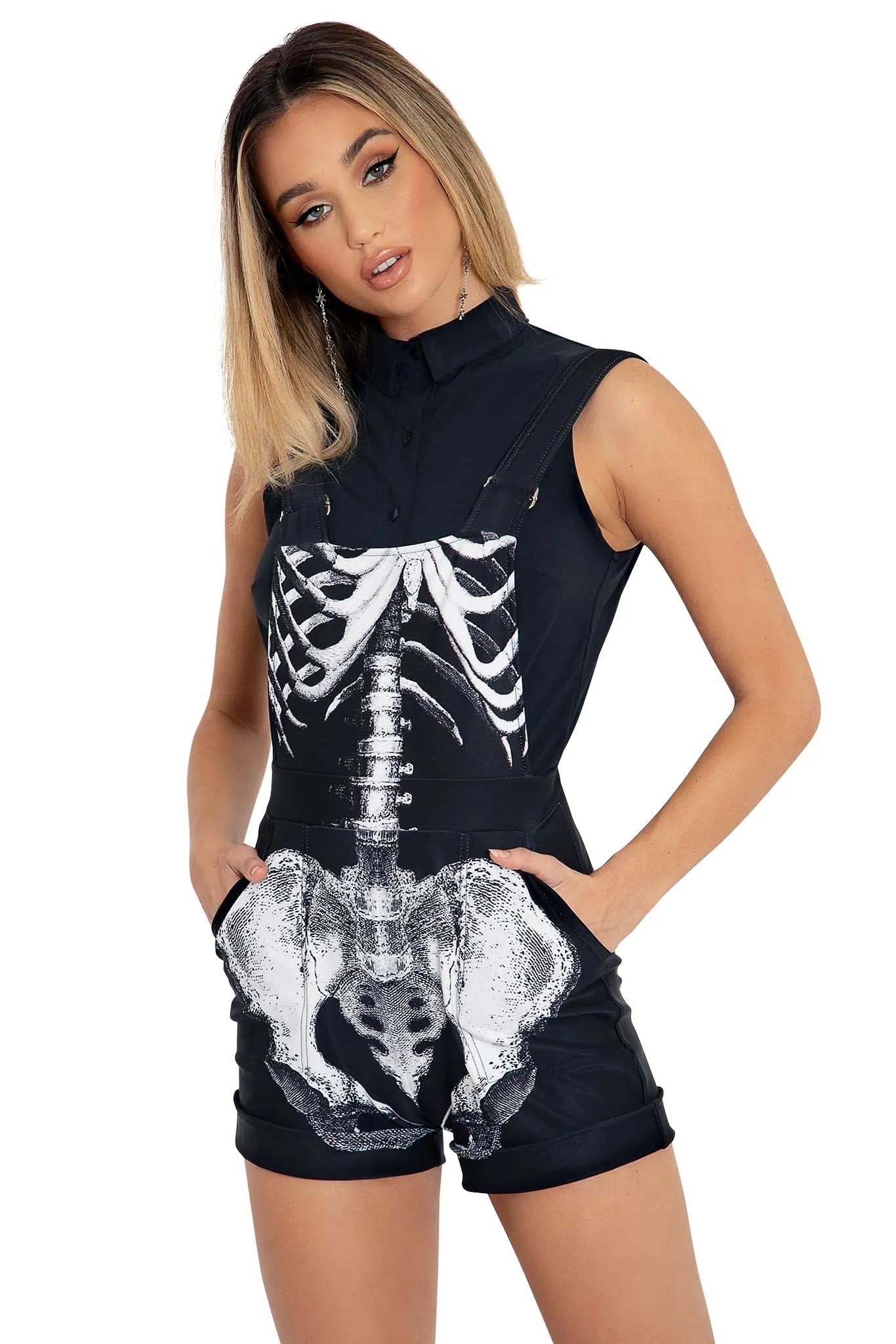 Ribs Short Overalls