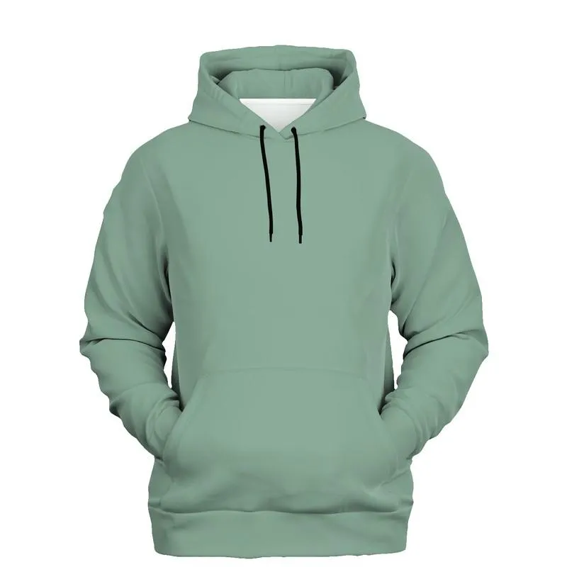 Shaded Pale Pastel Green Gray Hoodie | Unisex | with PLUS sizes | C30M0Y30K30