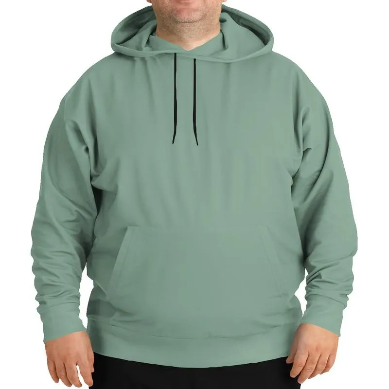 Shaded Pale Pastel Green Gray Hoodie | Unisex | with PLUS sizes | C30M0Y30K30
