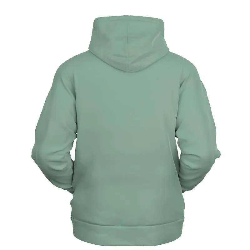 Shaded Pale Pastel Green Gray Hoodie | Unisex | with PLUS sizes | C30M0Y30K30