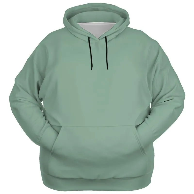 Shaded Pale Pastel Green Gray Hoodie | Unisex | with PLUS sizes | C30M0Y30K30