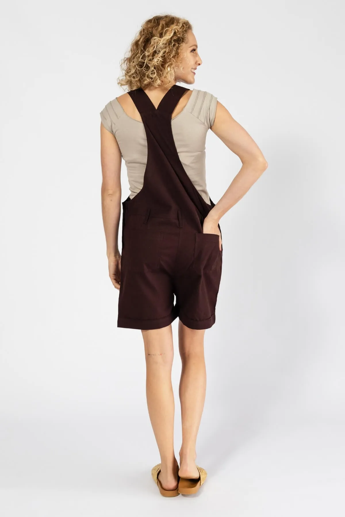 Short Traveller Overalls - Chocolate
