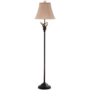 Sundance Single-Light Faux Antler Floor Lamp - Brown