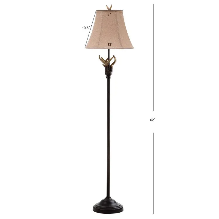 Sundance Single-Light Faux Antler Floor Lamp - Brown
