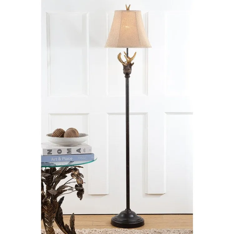 Sundance Single-Light Faux Antler Floor Lamp - Brown