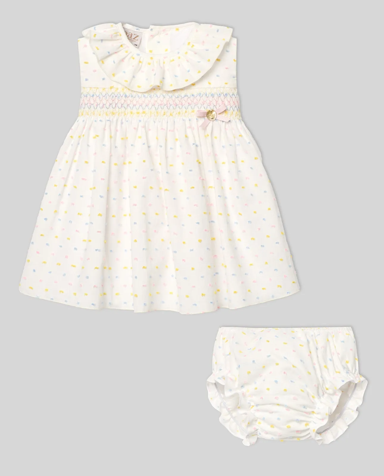 Swiss Dot Smocked Dress