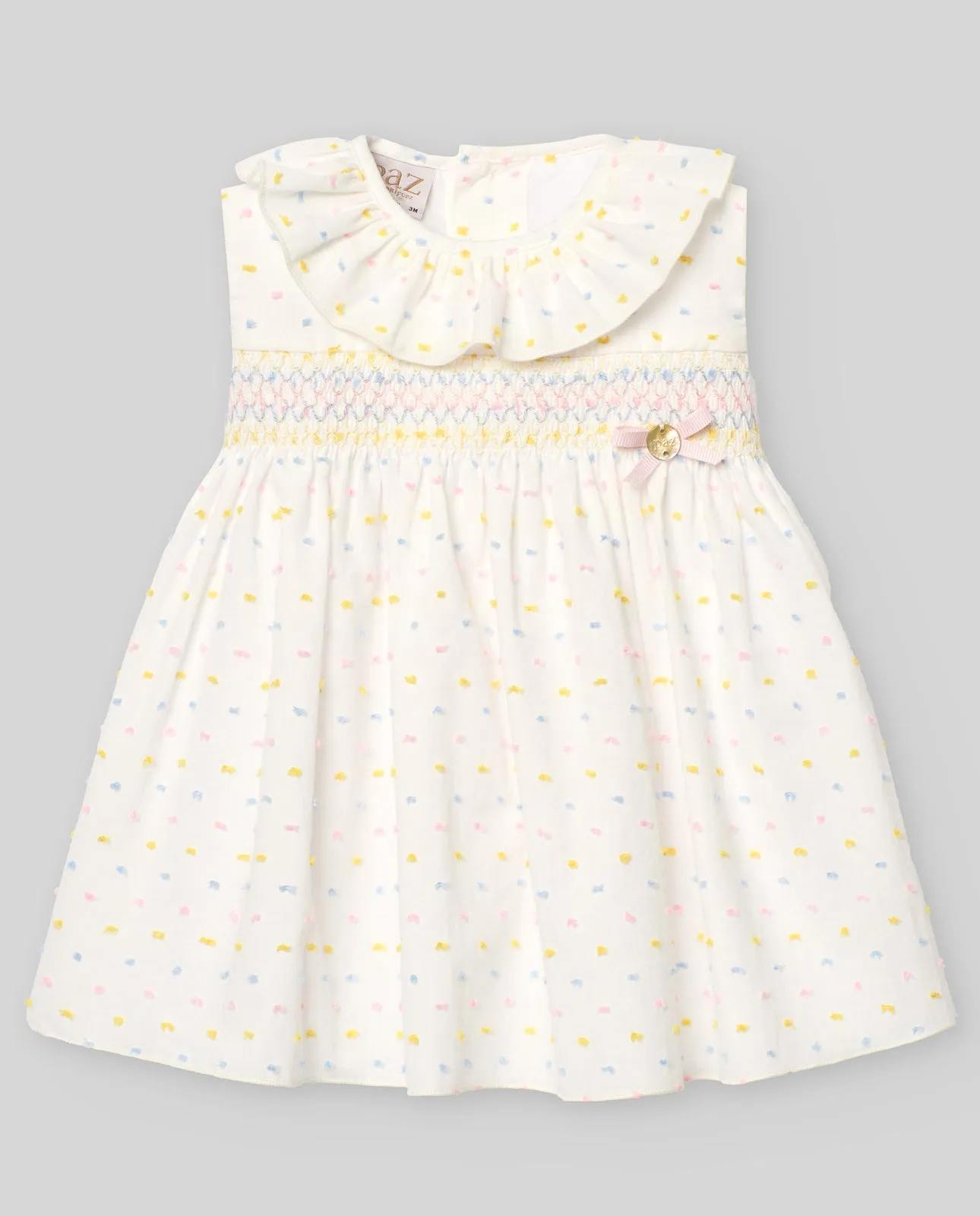 Swiss Dot Smocked Dress