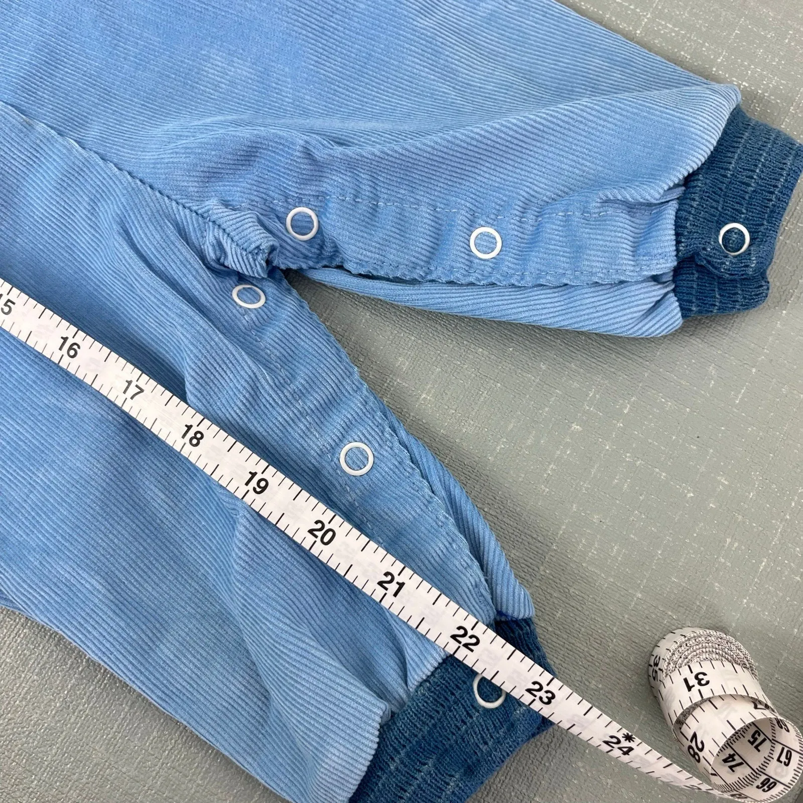 Vintage Healthtex Junior Varsity Blue Corduroy Overalls 9 Months USA
