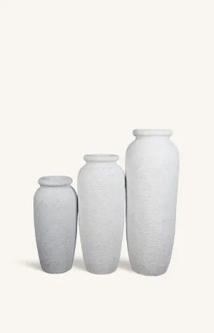Whisper White  Planter Set