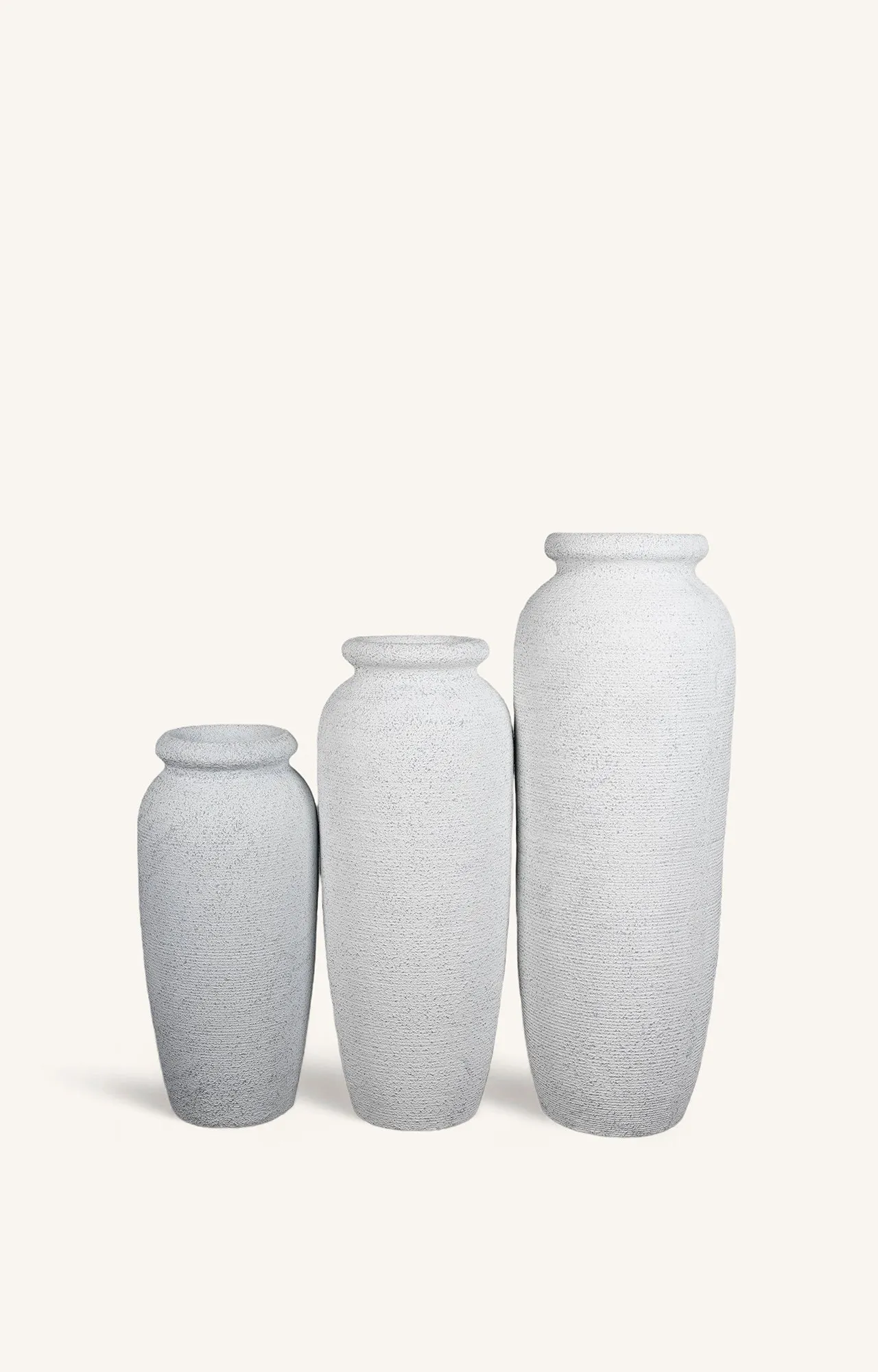 Whisper White  Planter Set